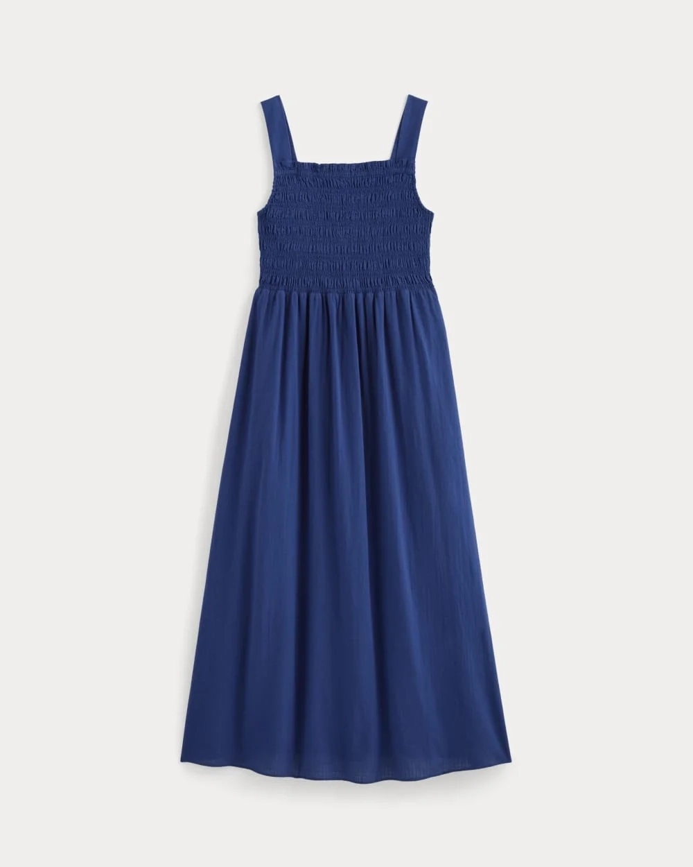 The Gauze Smock Dress | Mazarine Blue (2)