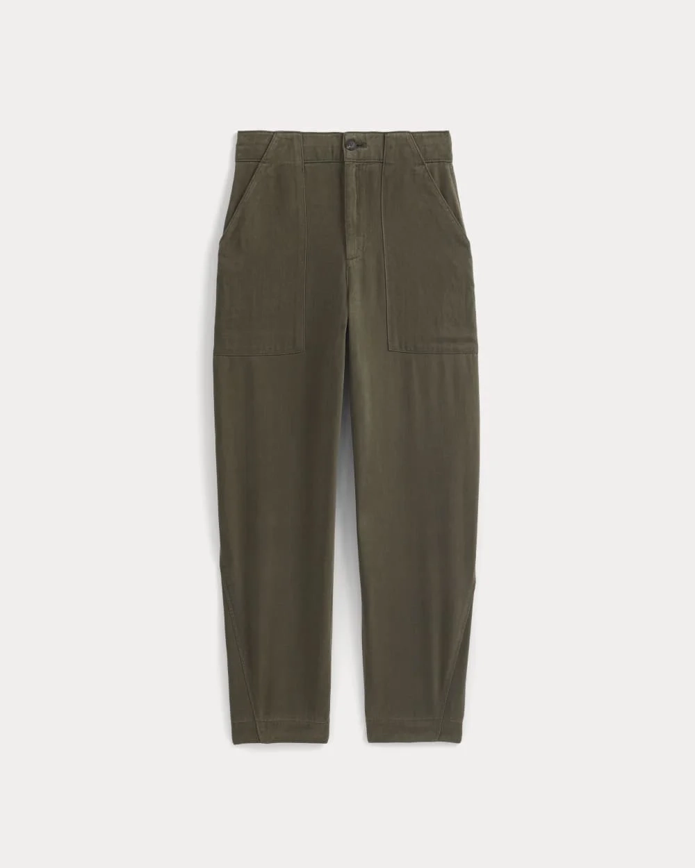 Patch Pocket Ballon Pant in Buttersoft | Olive Night (2)