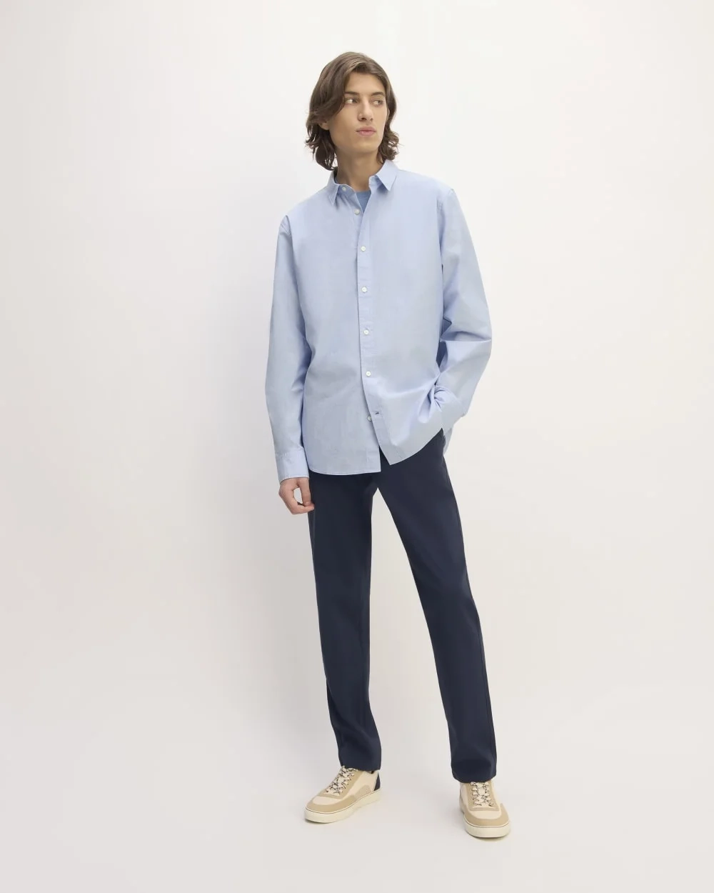 The Supima® Poplin Shirt | Light Blue (4)