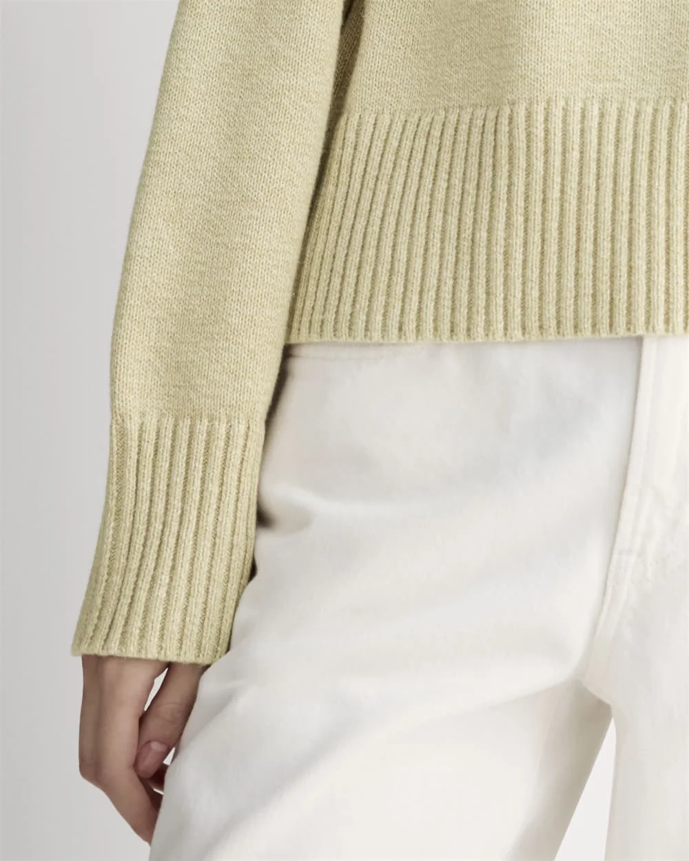 The Boxy Sweater in Everyday Cotton | Mojave Desert / Natural (3)