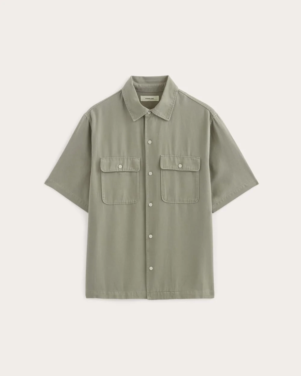 The Relaxed Utility Shirt in Buttersoft | Sage Green (6)