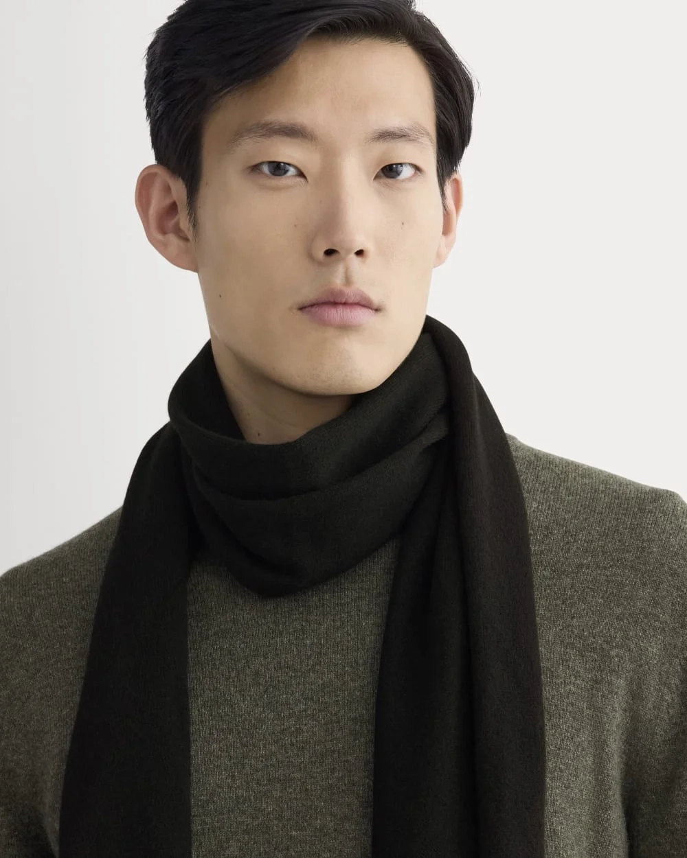 The Cashmere Scarf | Black (3)