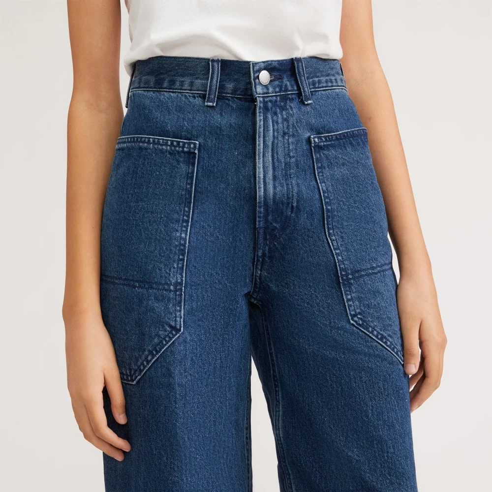 The Way-High® Gardener Cropped Jean | Vibrant Blue (4)