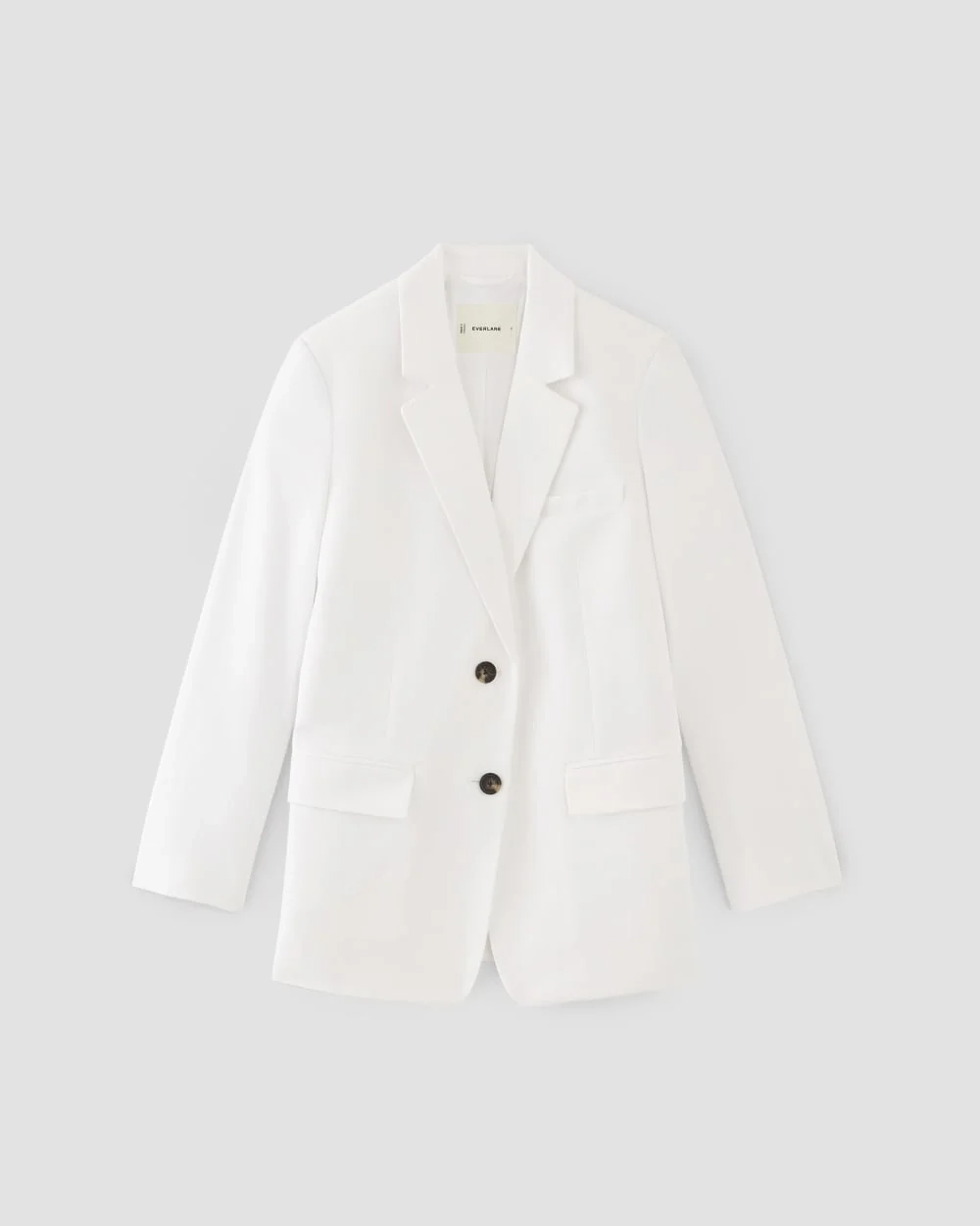 The Oversized Blazer in Buttersmooth | White (5)