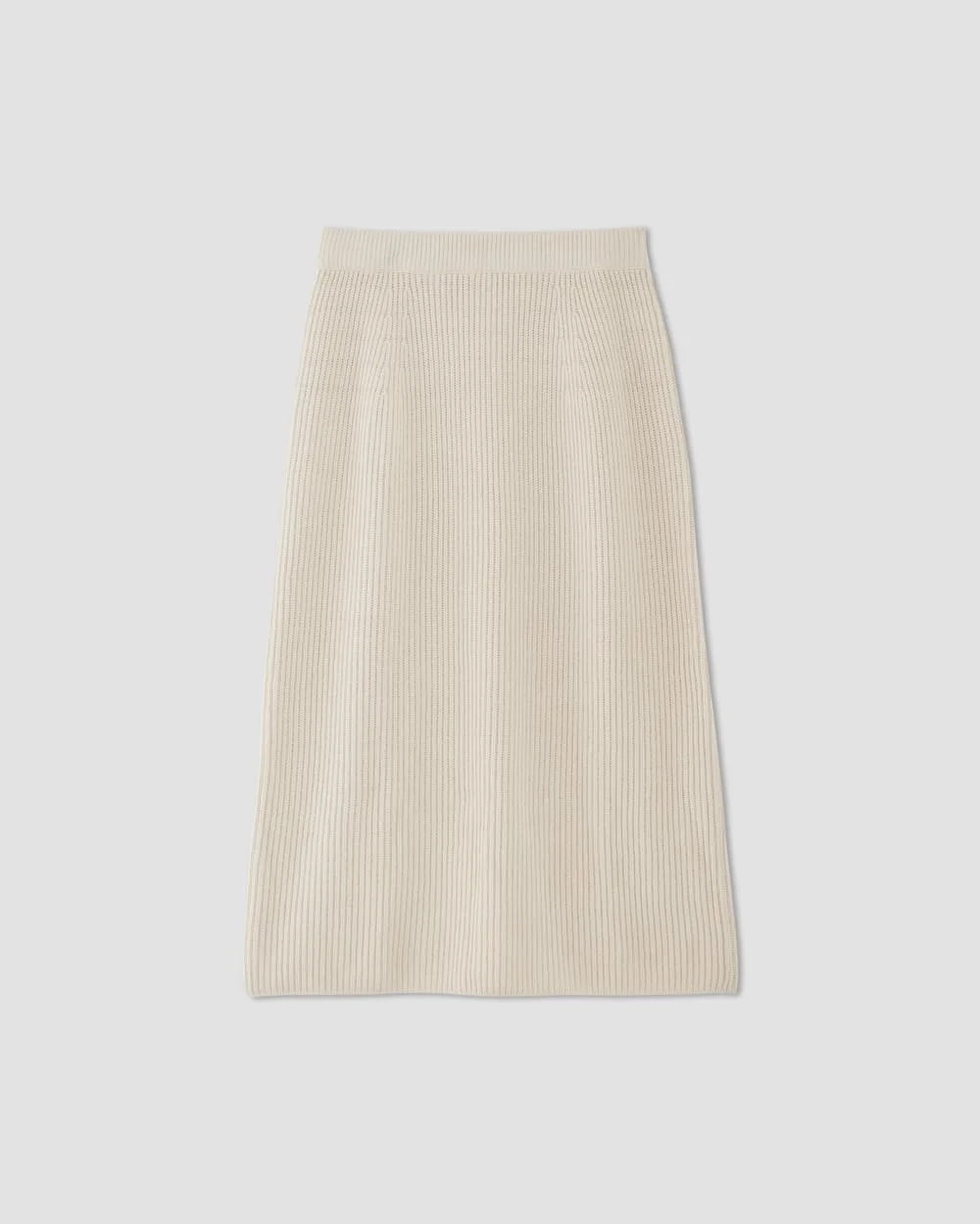 The Organic Cotton Sweater Midi Skirt | Canvas (4)