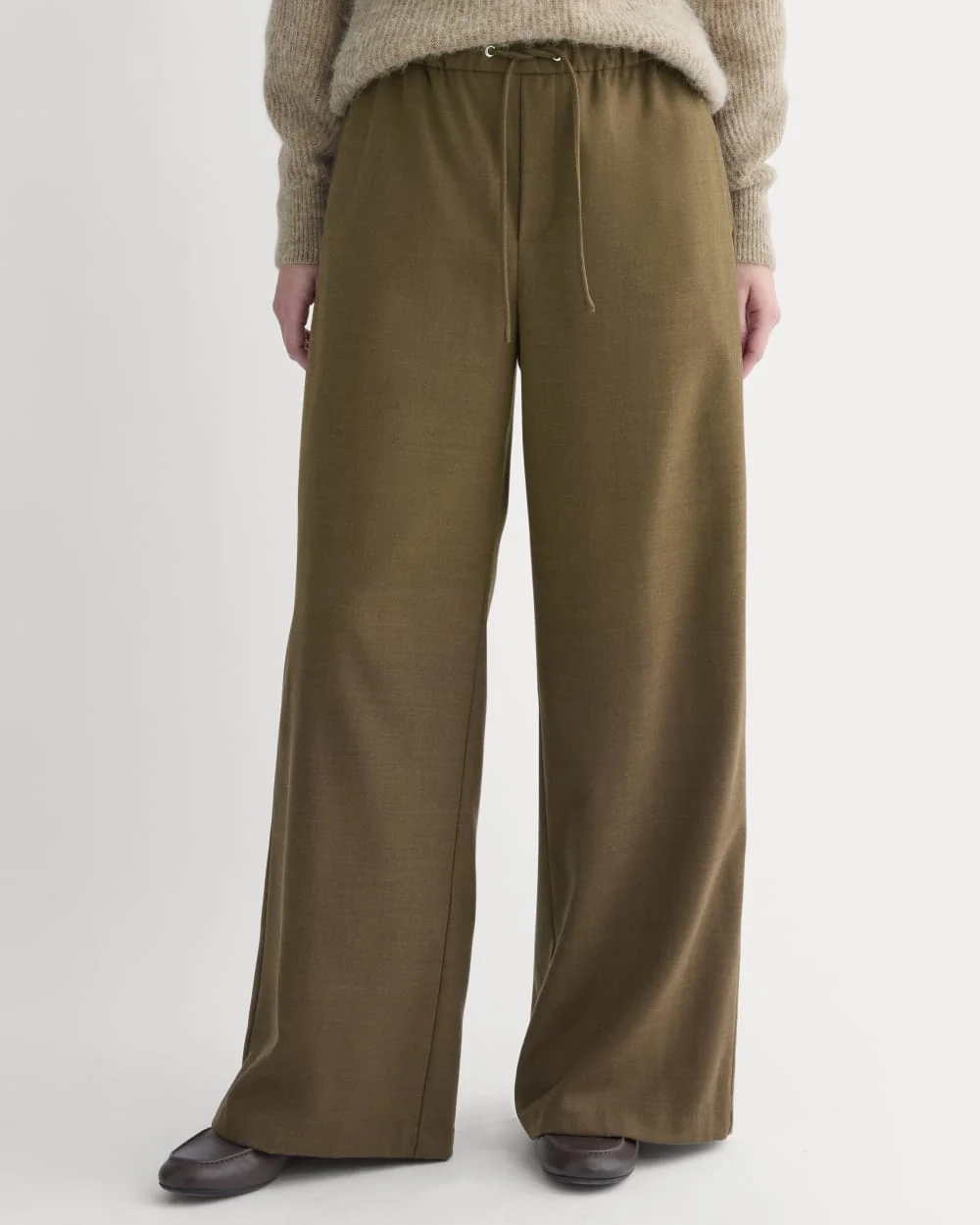 The Pull-On Trouser in Tailor Twill | Heathered Cocoa (5)