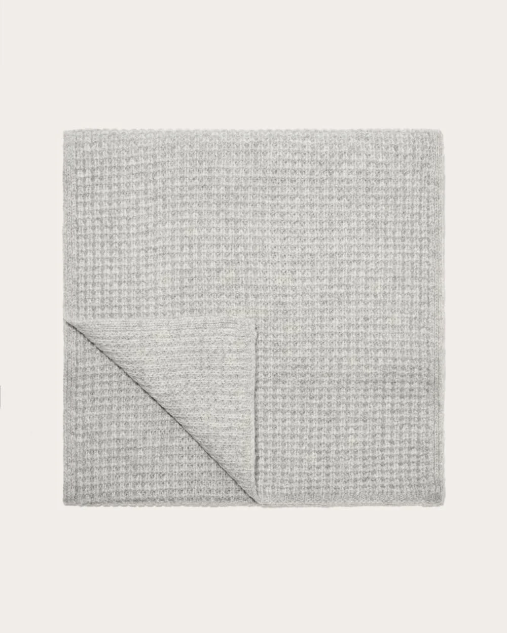 The Waffle Scarf | Heather Grey (2)