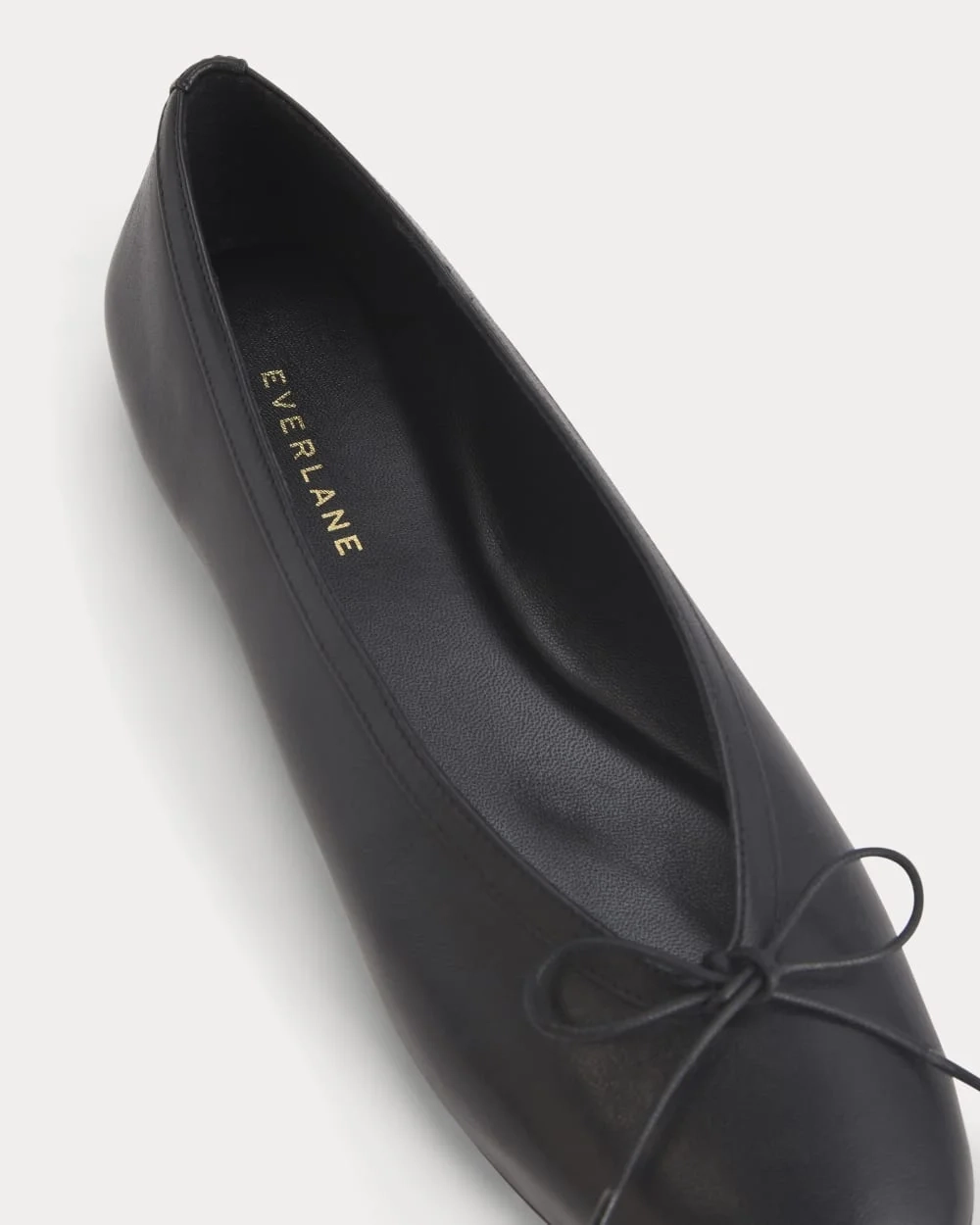 Made in Italy Ballet Flat | Black Leather (4)