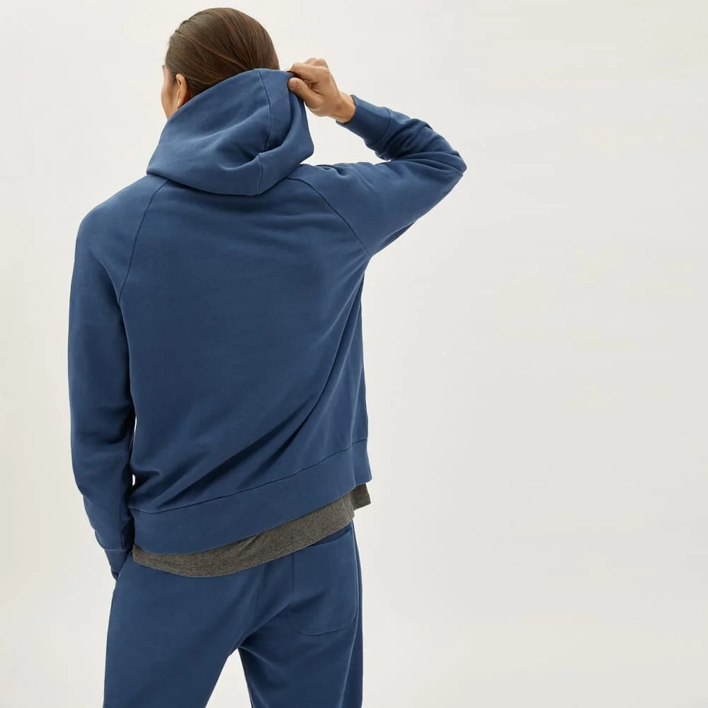 The Track Hoodie | Kingfisher Blue (4)