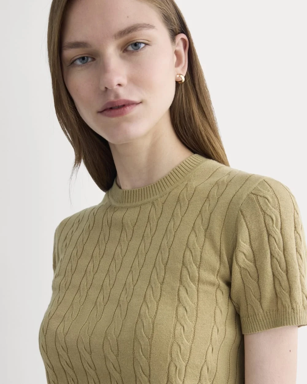 The Cable Crew in Cotton Cashmere | Classic Khaki (4)