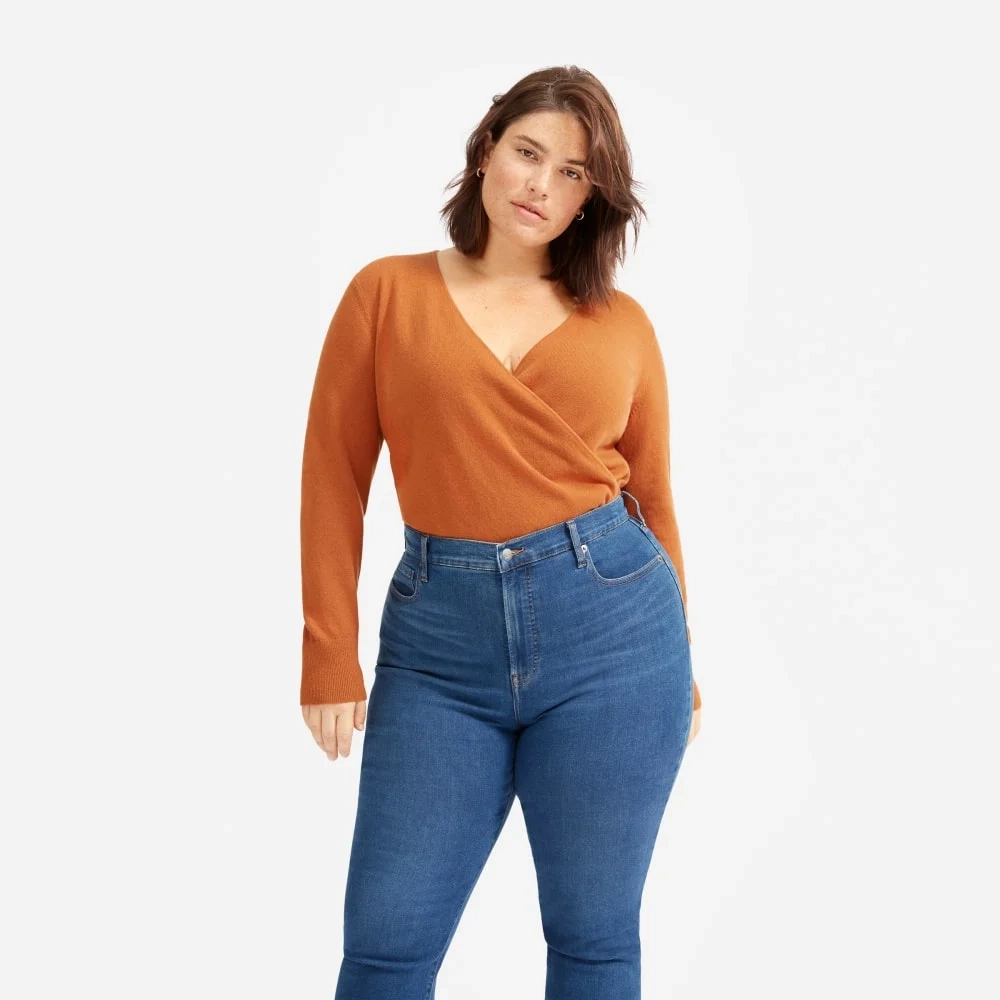 The Authentic Stretch High-Rise Skinny | Mid Blue | 26.5" Inseam (5)