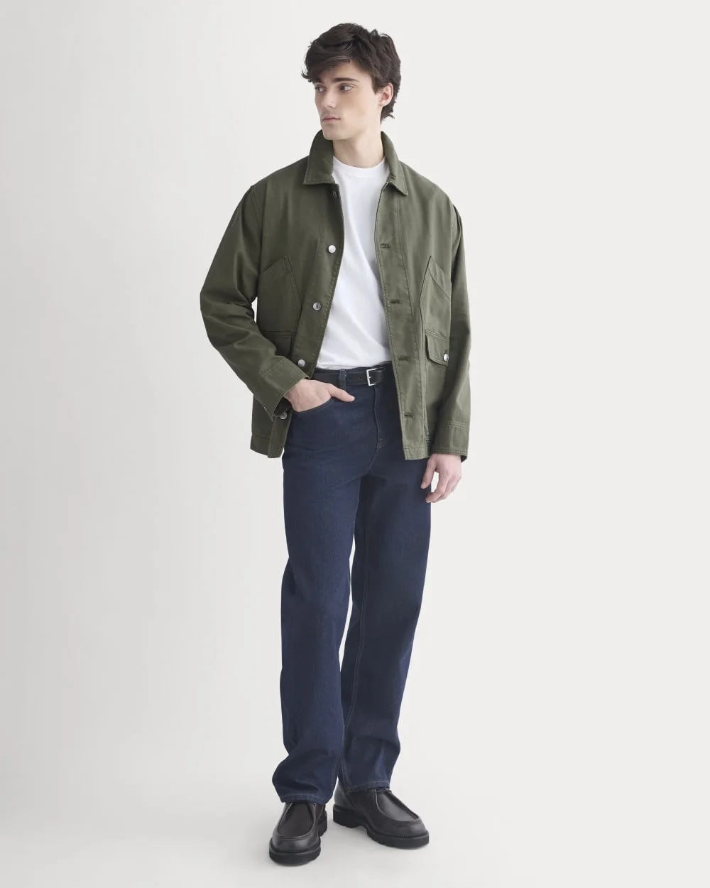 Relaxed Barn Jacket | Olive Night (3)