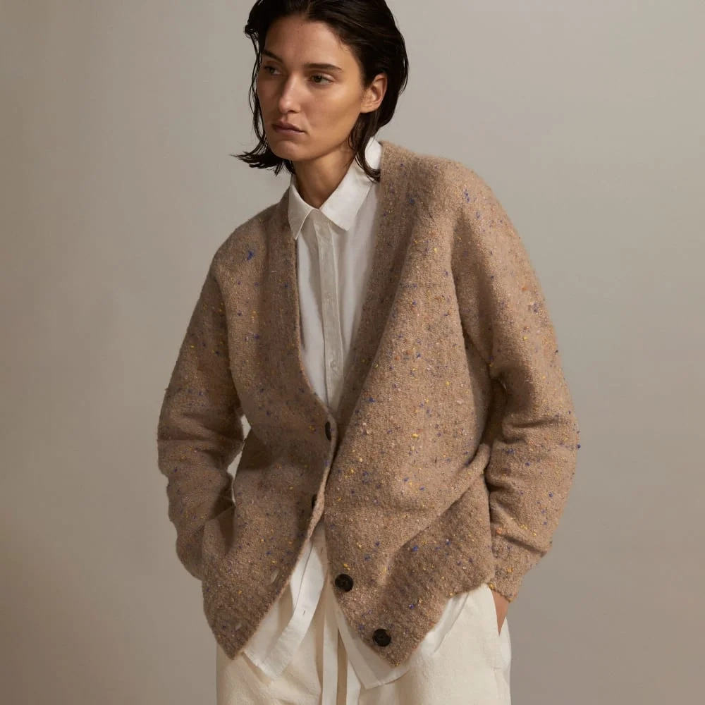 The Confetti Cardigan | Taupe Multi (4)