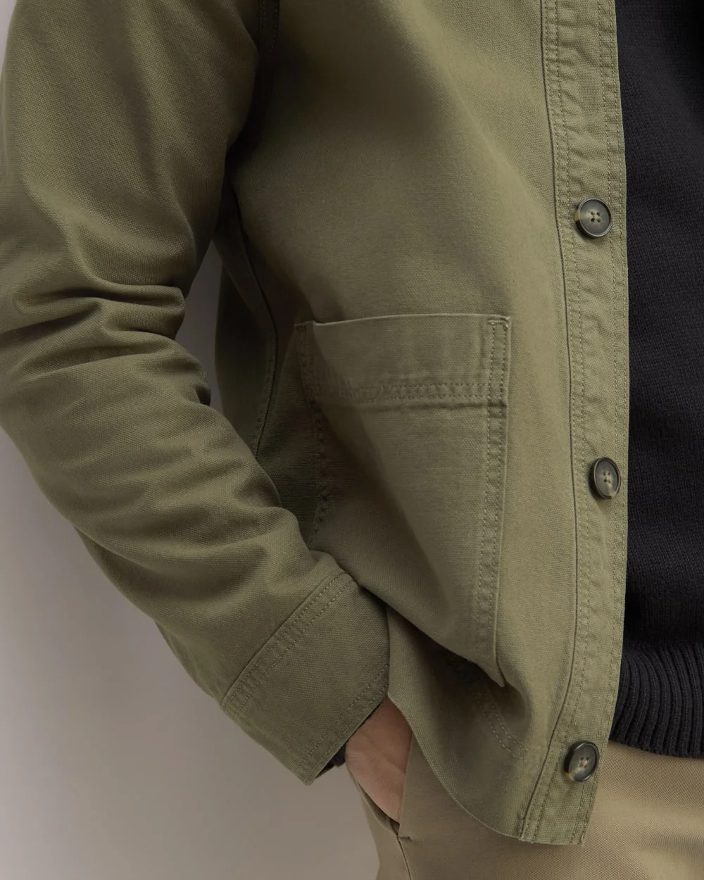 The Organic Cotton Chore Jacket | Kalamata (4)