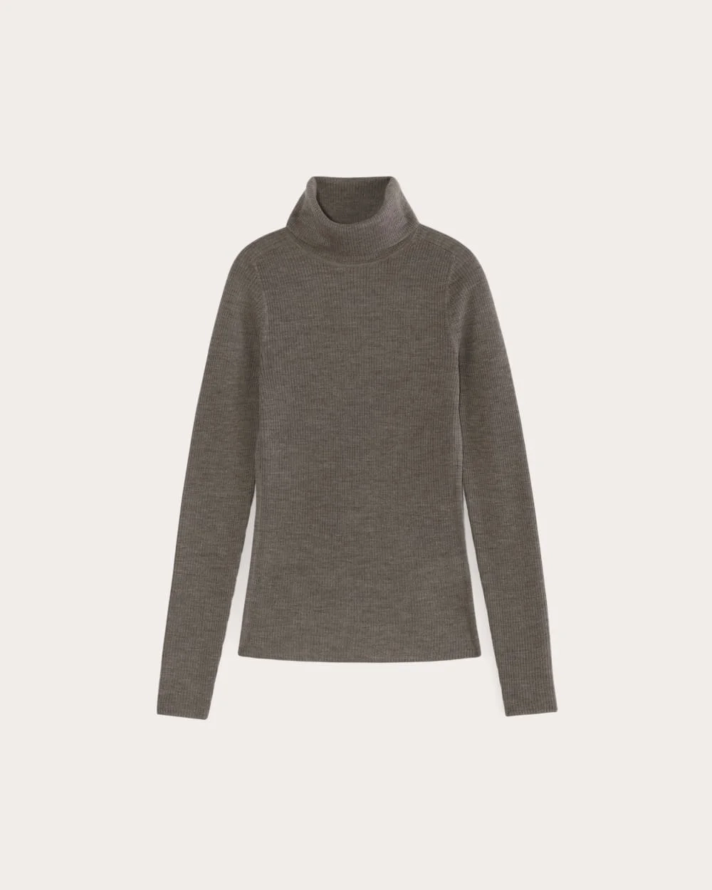 The Turtleneck in Ultrasoft Merino | Heather Cocoa (3)