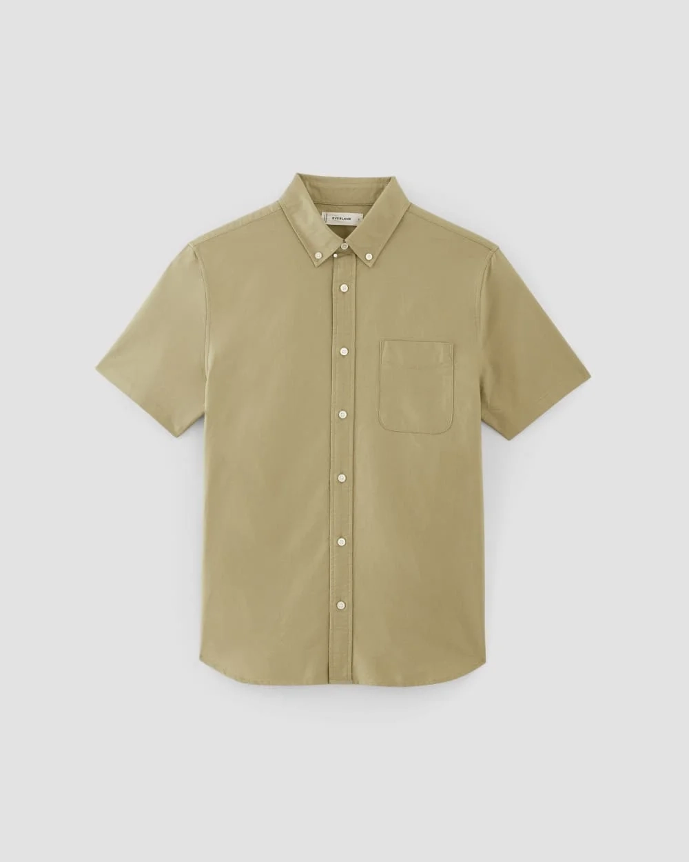 The Organic Short Sleeve Oxford Shirt | Cornstalk (5)