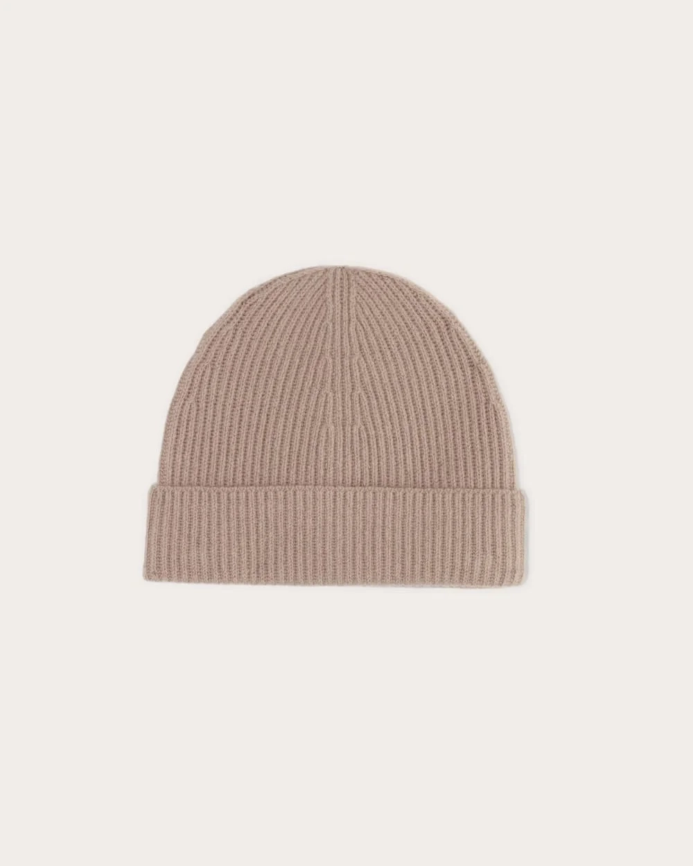 The Cashmere Ribbed Beanie | Dusty Rose (3)