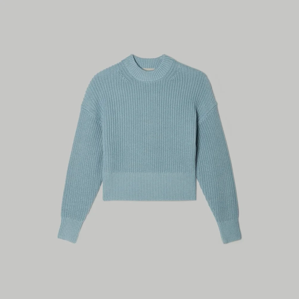 The Texture Cotton Crew | Blue Shadow (4)