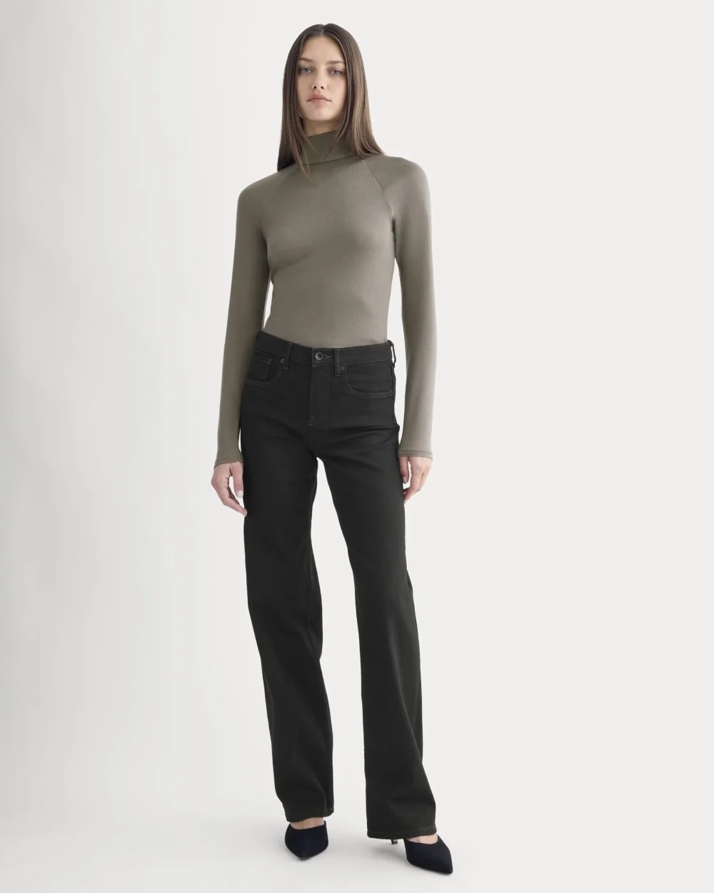 Tie-Neck Top in Butterluxe | Taupe (2)