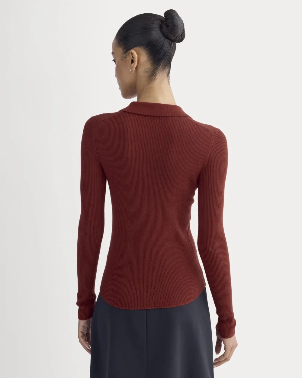 The Polo in Ultrasoft Merino | Merlot (5)
