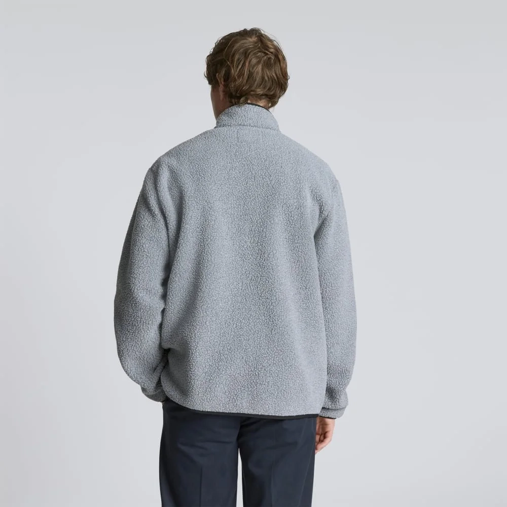 The ReNew Fleece Full Zip | Heathered Coal (3)