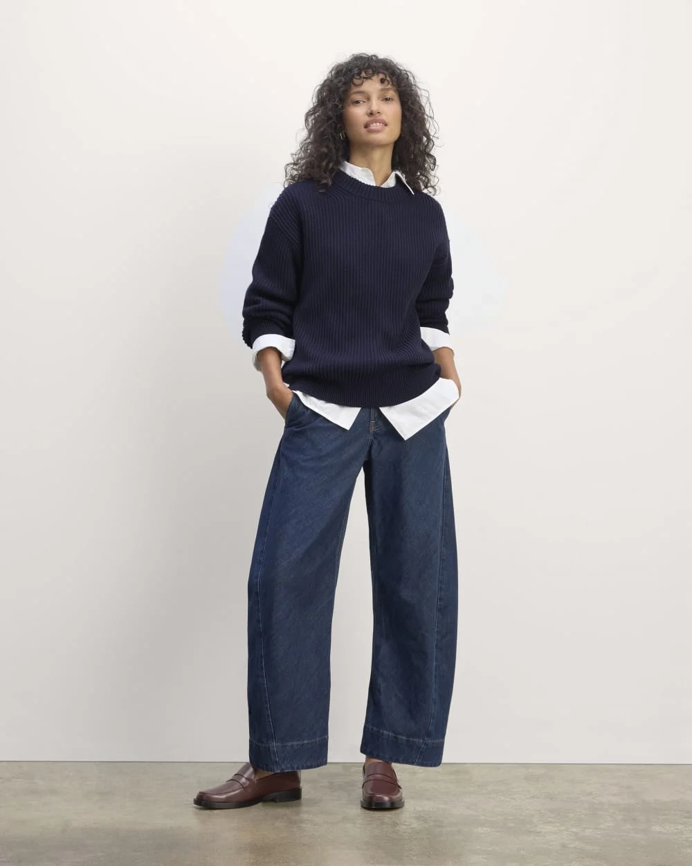 The Cocoon Crew in Everyday Cotton | Navy (4)