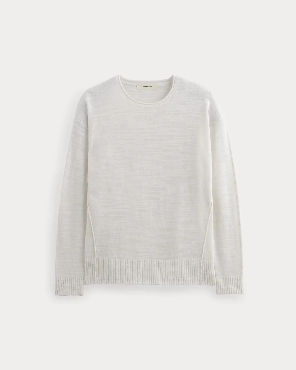 The Slouch Sweater in Cotton Linen | White (3)