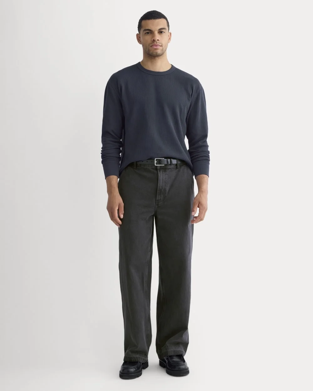 Thermal Crew in Cozy Waffle | Navy (6)