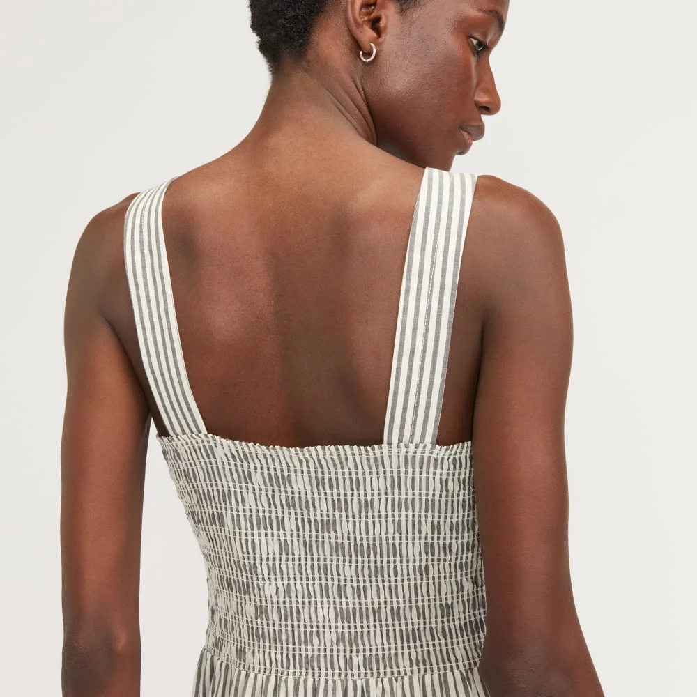 The Smock Dress | Black / Bone (4)