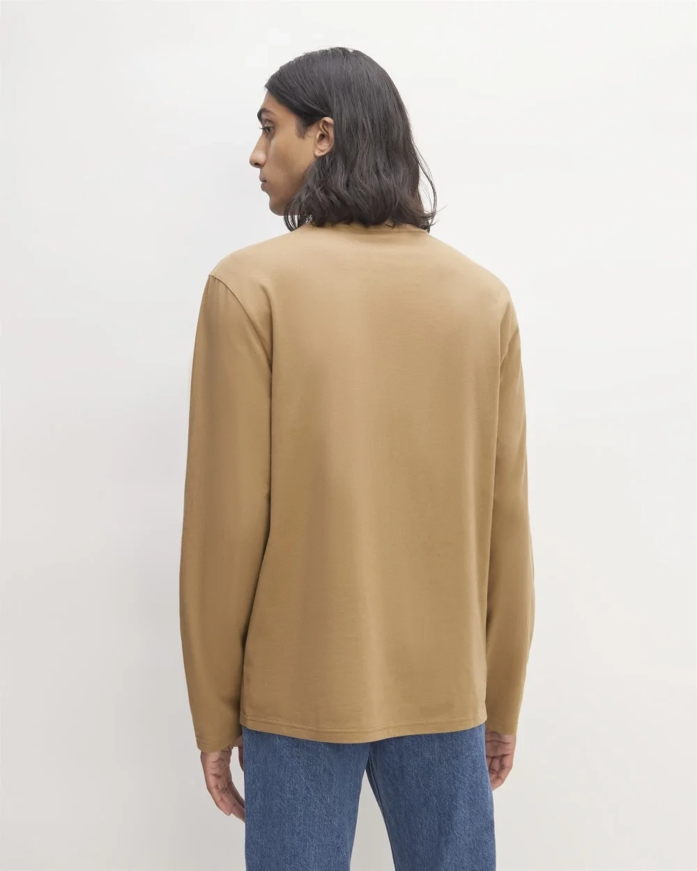 The Essential Organic Long-Sleeve Tee | Toasted Coconut (3)
