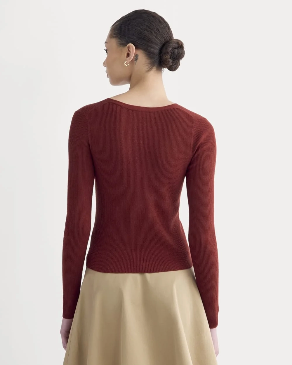 The Cardigan in Ultrasoft Merino | Merlot (3)