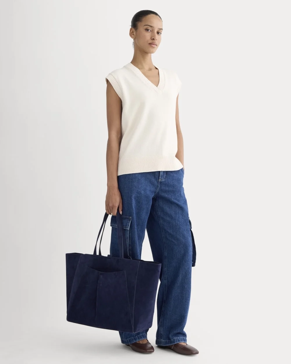 Studio Market Tote |  Navy (4)