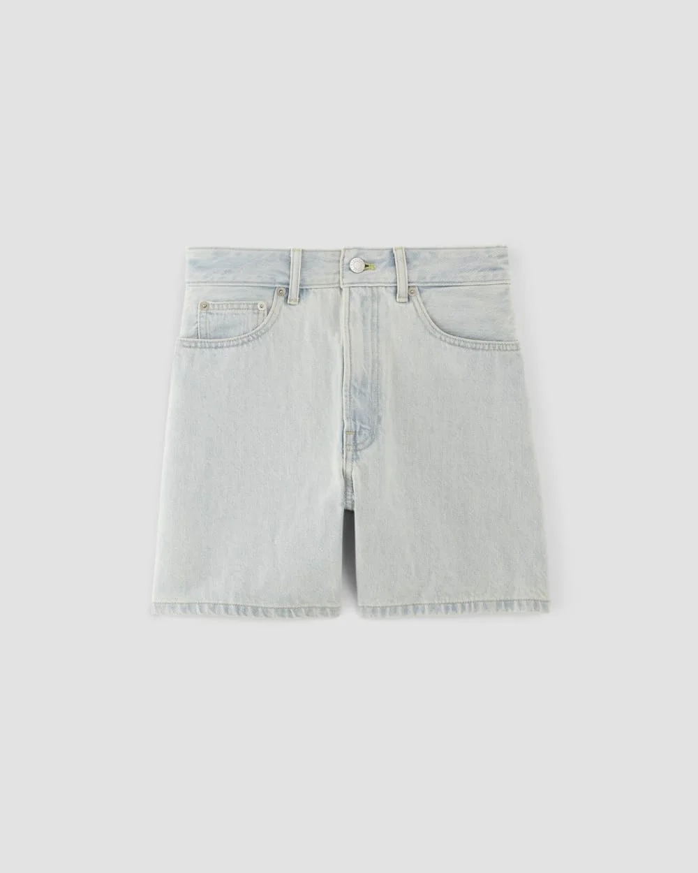 The A-Line Denim Short | Spring Blue (5)