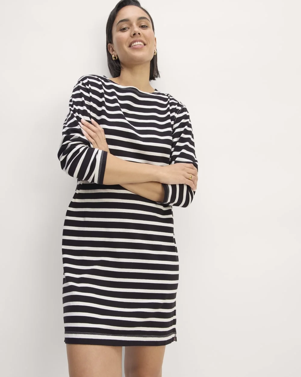 The Mariner Dress | Black / Bone (4)
