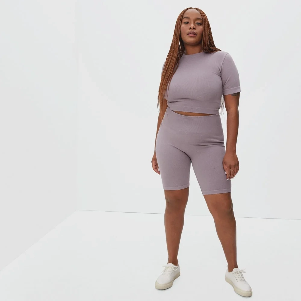 The Seamless Tee | Dusty Lavender (3)