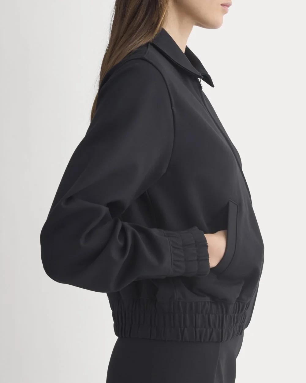 Ponte Aviator Jacket | Black (3)