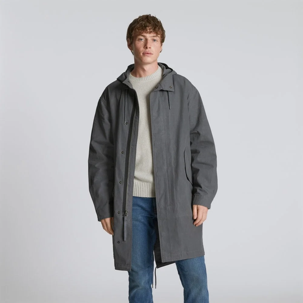 The Waxed Cotton Parka | Slate (6)