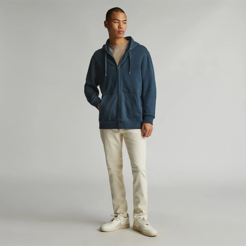 The Organic Track Full Zip | Kingfisher Blue (2)