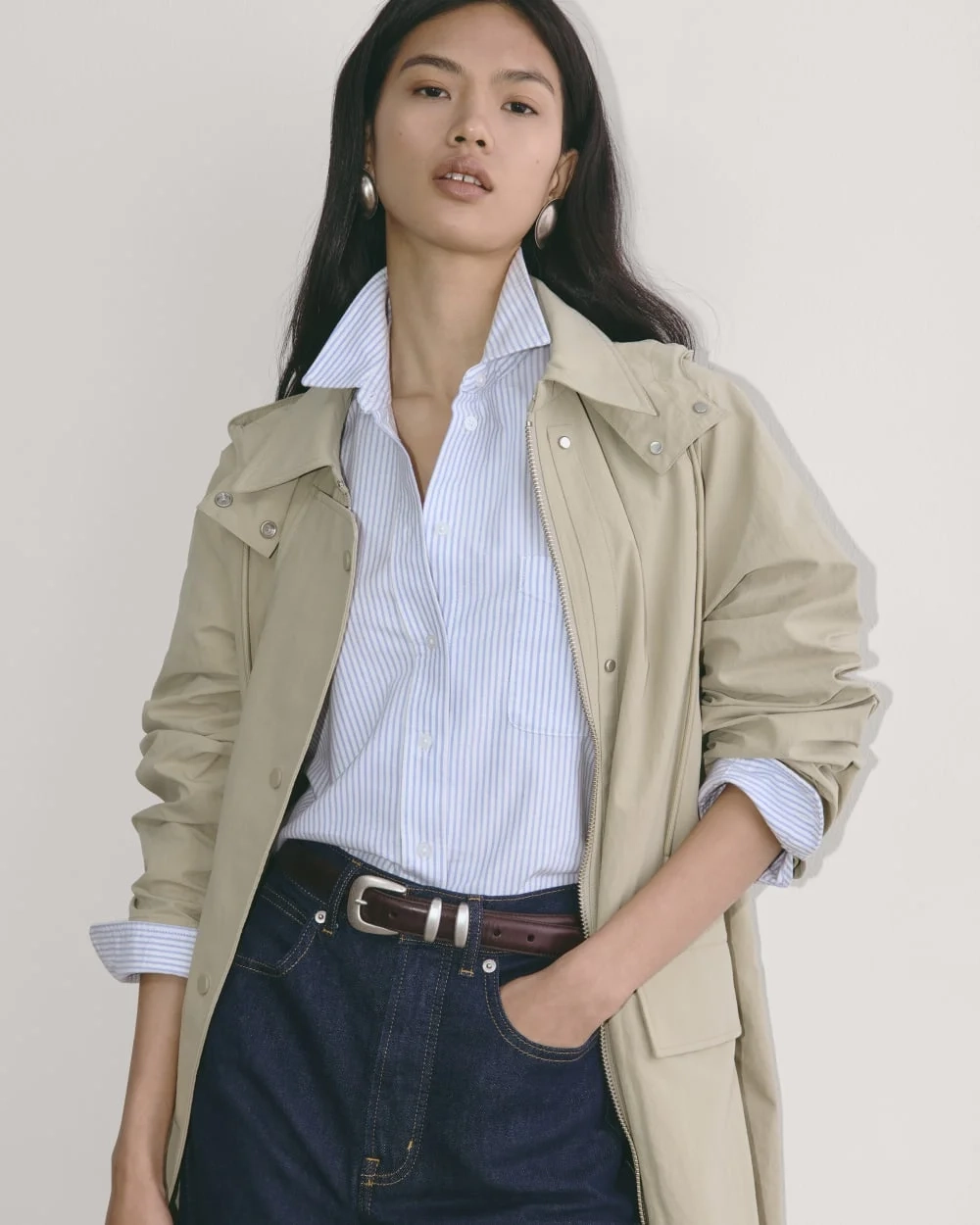 The Oversized Anorak | Trench Coat Khaki (4)