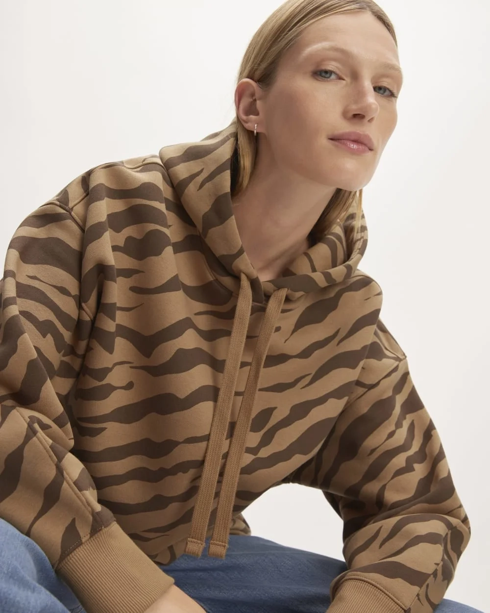 The ReTrack Hoodie | Cocoa Tiger Stripe (3)