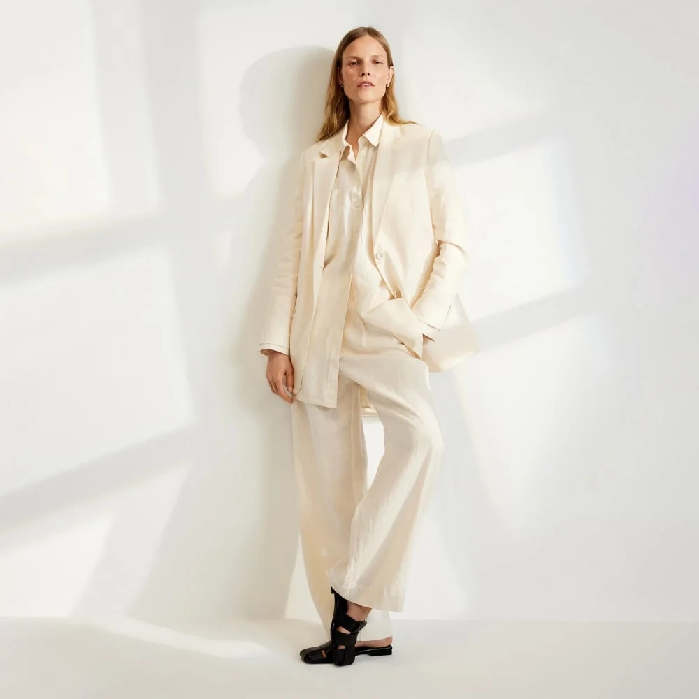 The Oversized Blazer in Linen | Canvas (4)