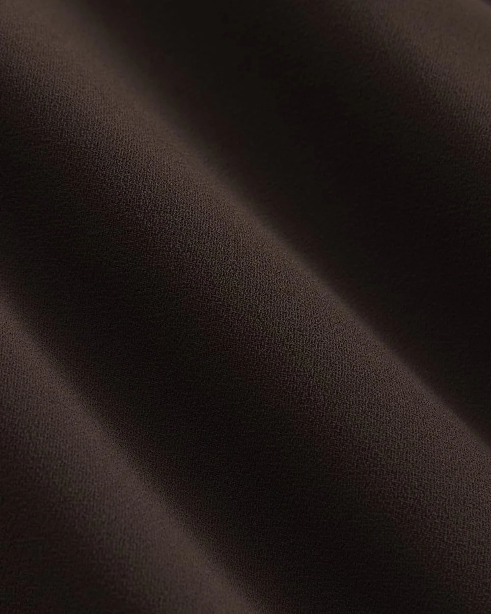 Drapey Crepe Pant | Dark Chocolate (3)