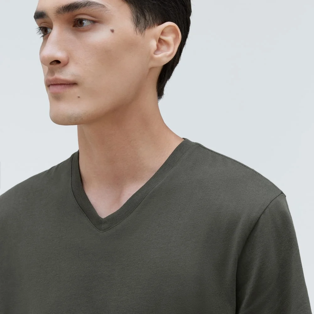 The Organic Cotton V-Neck Tee | Kambaba (3)