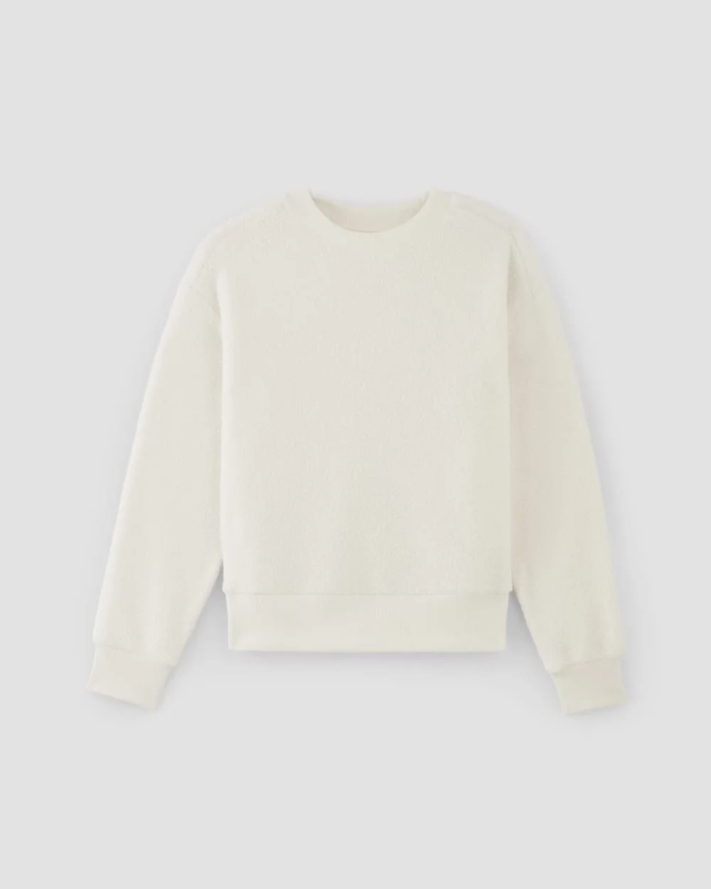 The ReNew Fleece Oversized Crew | Bone (3)