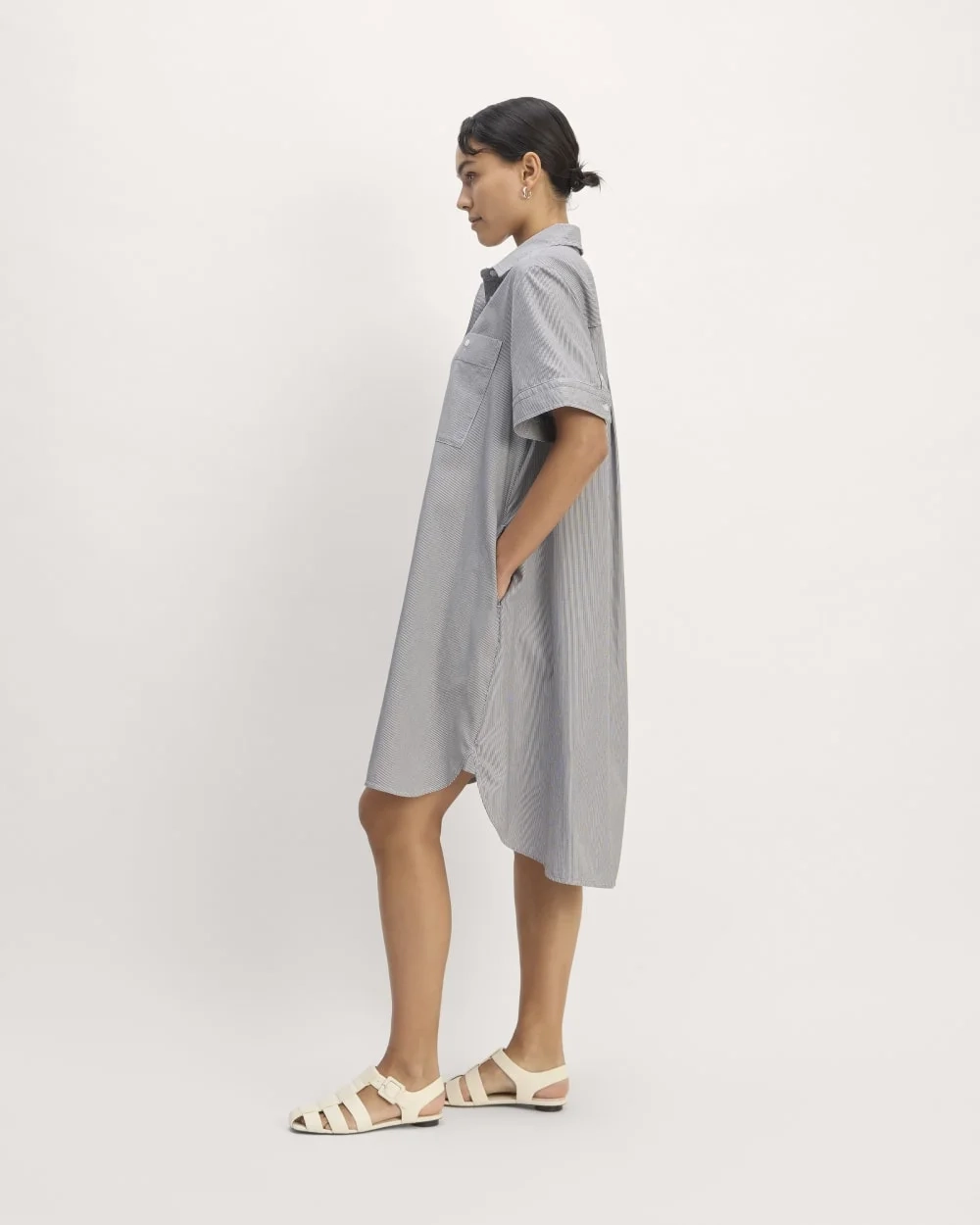 The Daytripper Dress | White / Black (2)