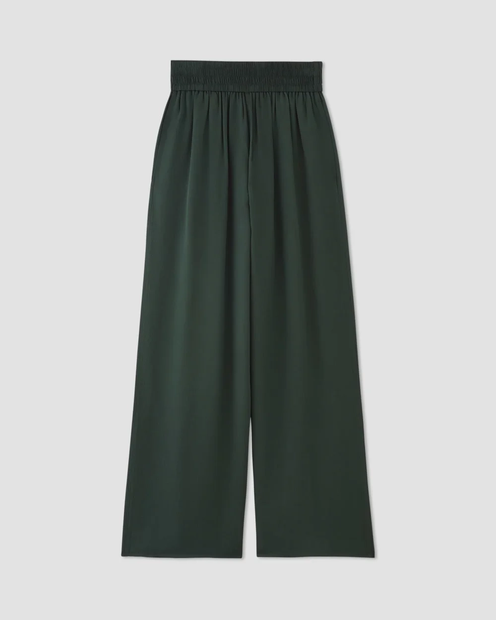 The Satin Pull-On Pant | Scarab (3)