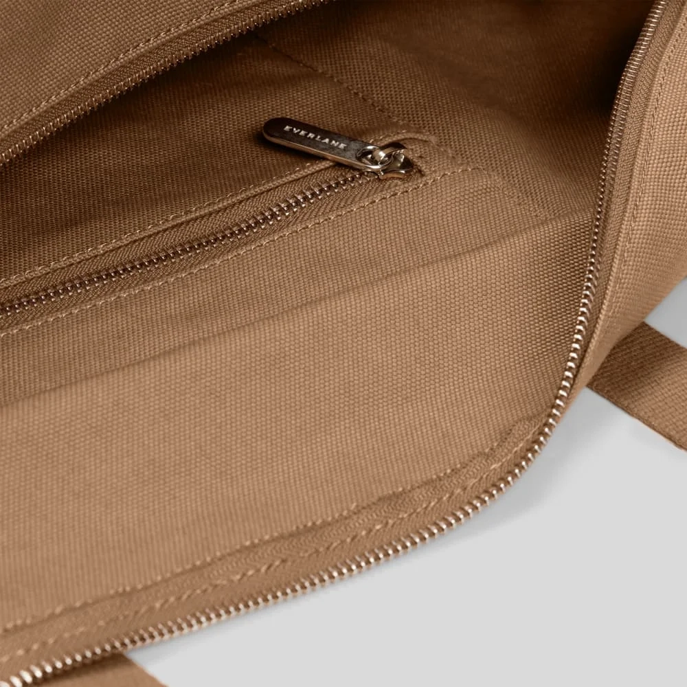 The Organic Canvas Weekender | Cappuccino (3)
