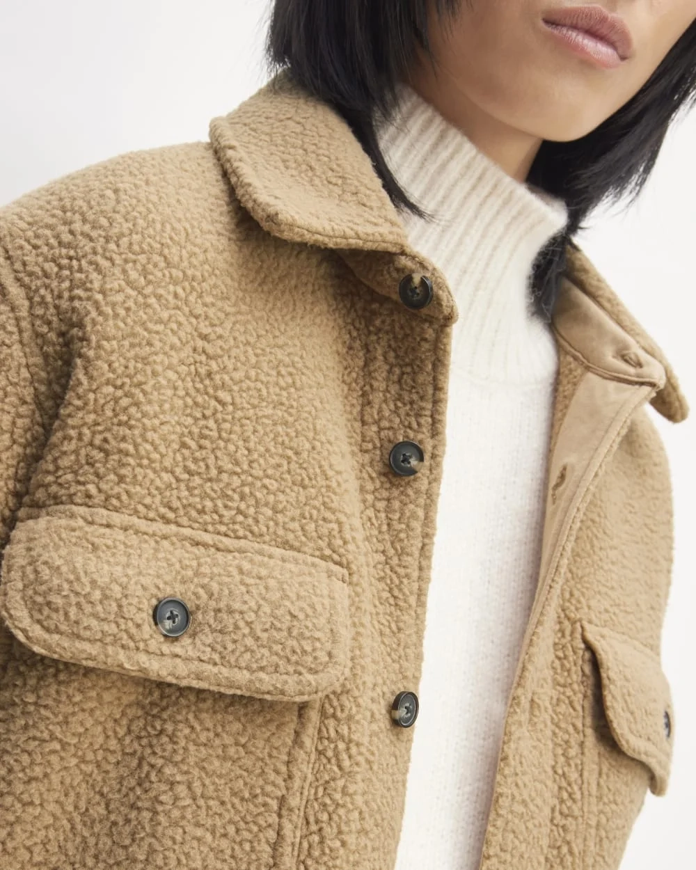The ReNew Fleece Everyone Overshirt | Tiger's Eye (7)