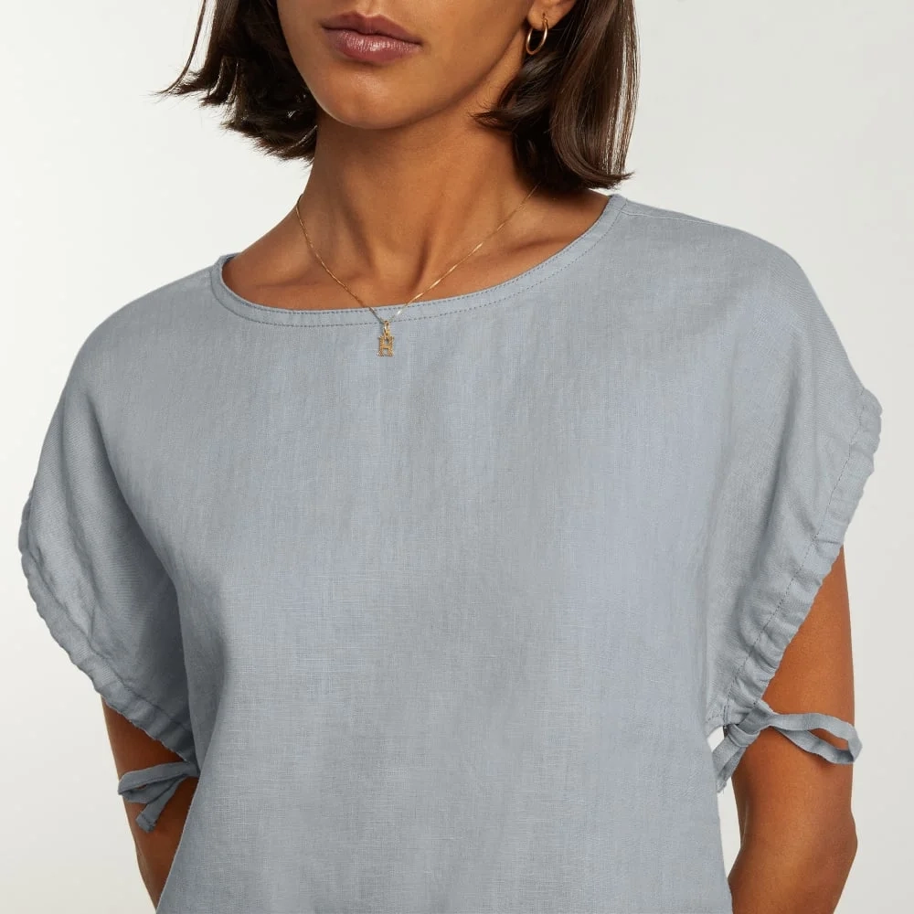 The Drawstring Tunic | Sky (3)