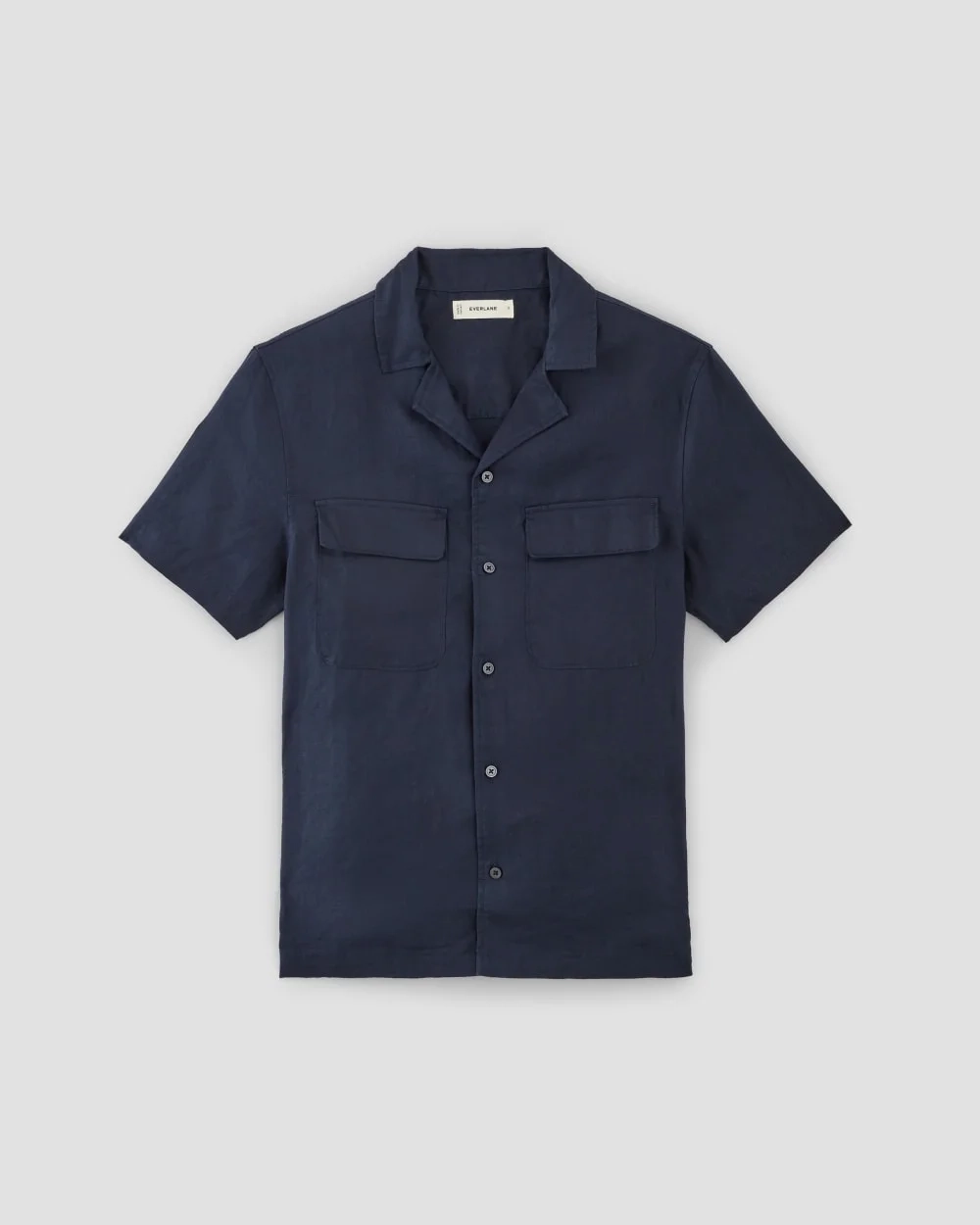 The Resort Shirt in Linen | Navy (4)